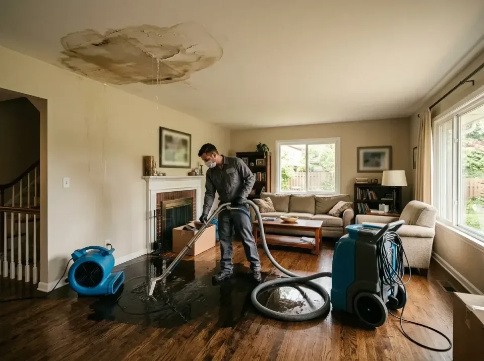attic-pipe-burst-ceiling-drip-008 — frequently asked questions, Water Damage Restoration & Carpet Care in Freeland, PA